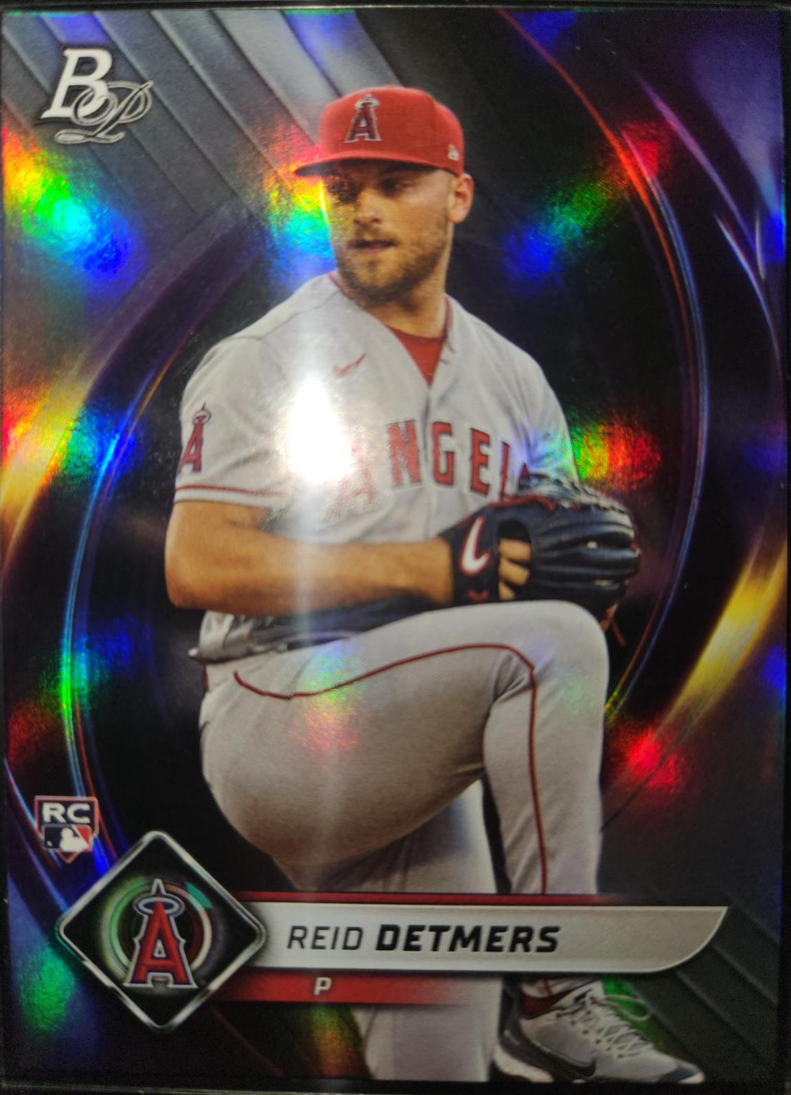 Reid Detmers #33 Baseball Cards 2022 Bowman Platinum