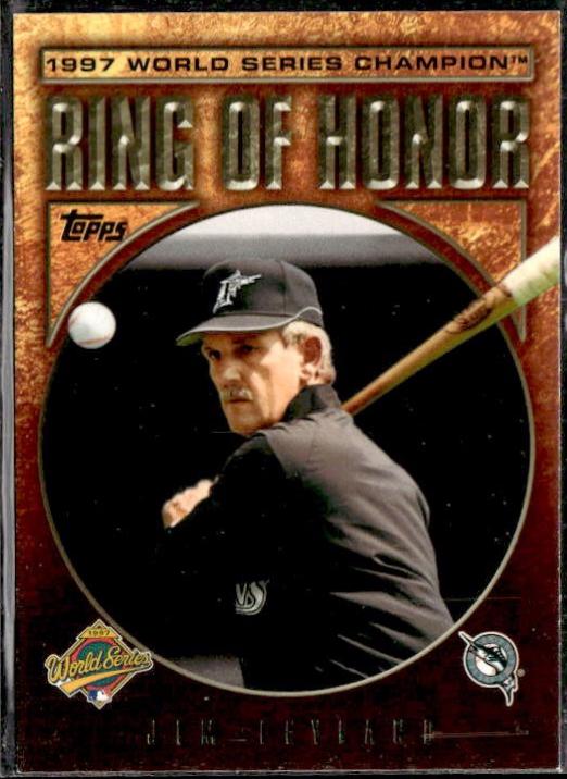 Jim Leyland #RH43 2009 Topps Baseball Ring of Honor