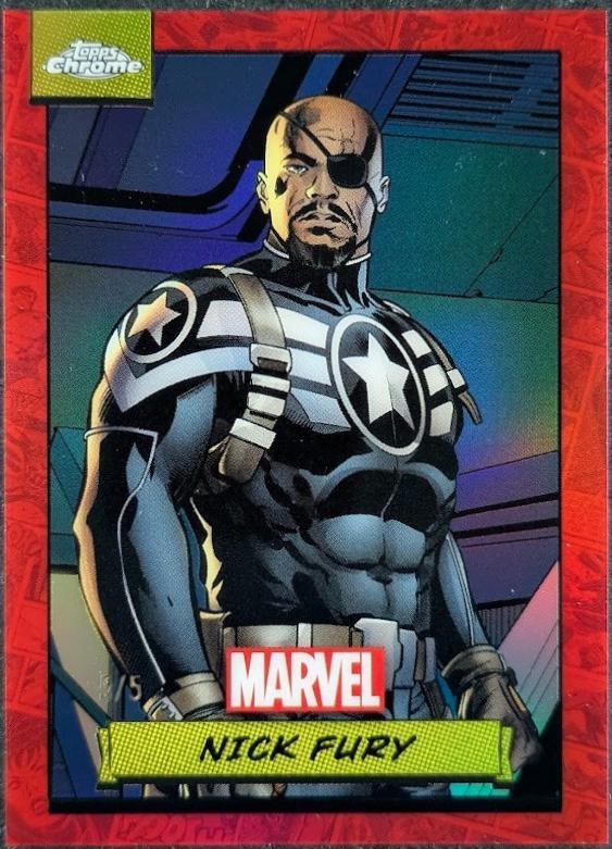 Nick Fury [Red Refractor] #98