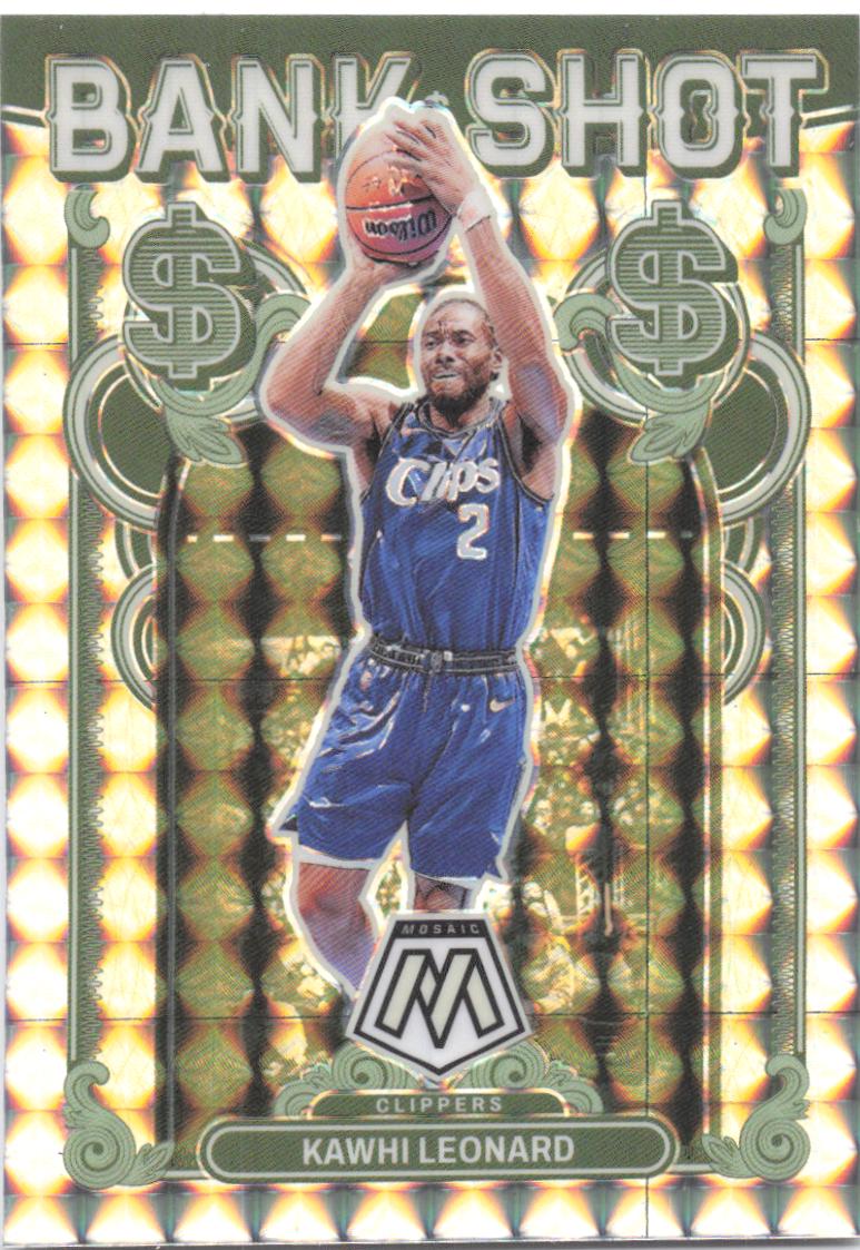 Kawhi Leonard #1 Basketball Cards 2023 Panini Mosaic Bank Shot