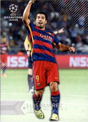 Luis Suarez #110 Soccer Cards 2015 Topps UEFA Champions League Showcase