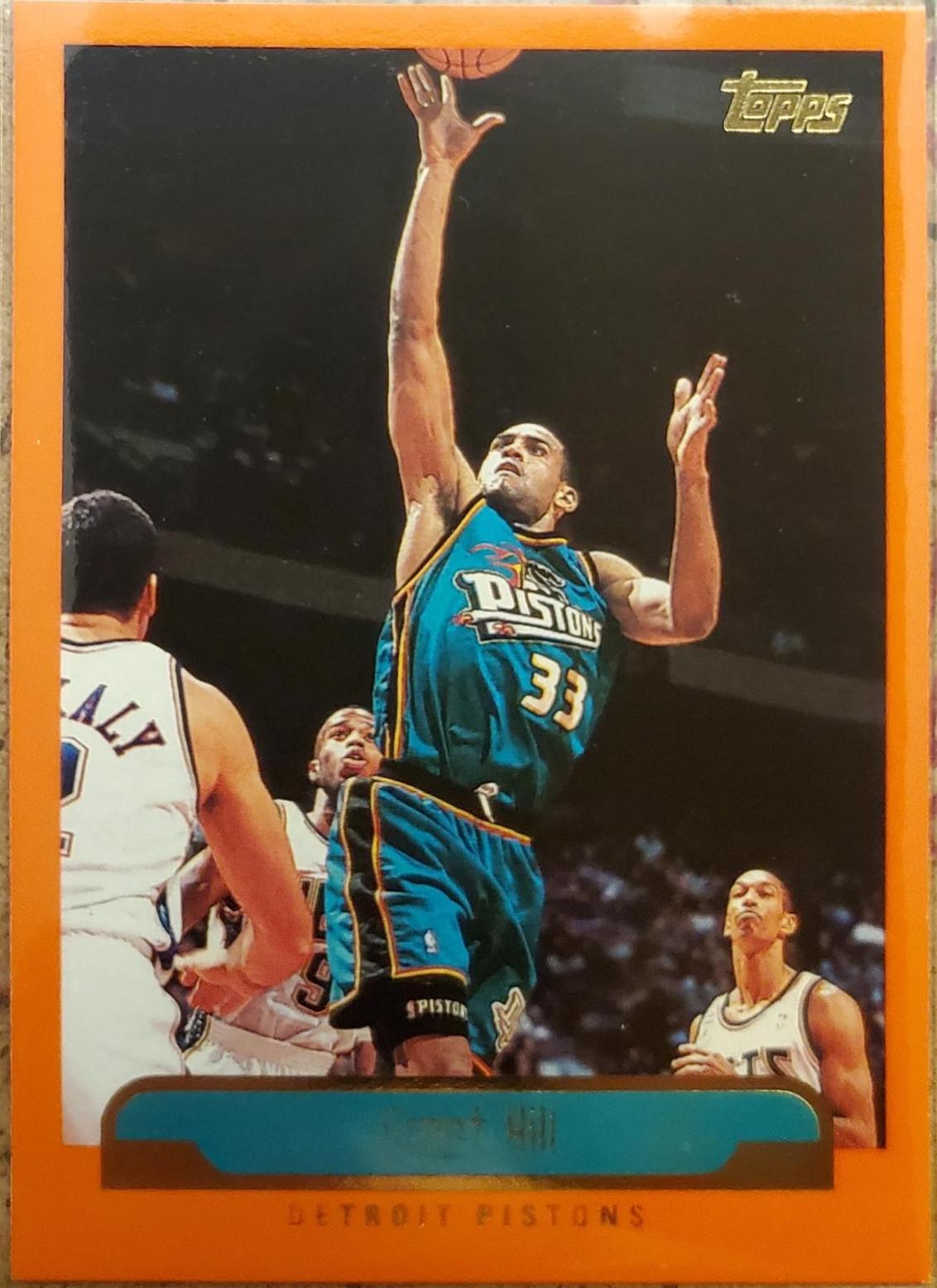 Grant Hill #42 Basketball Cards 1999 Topps