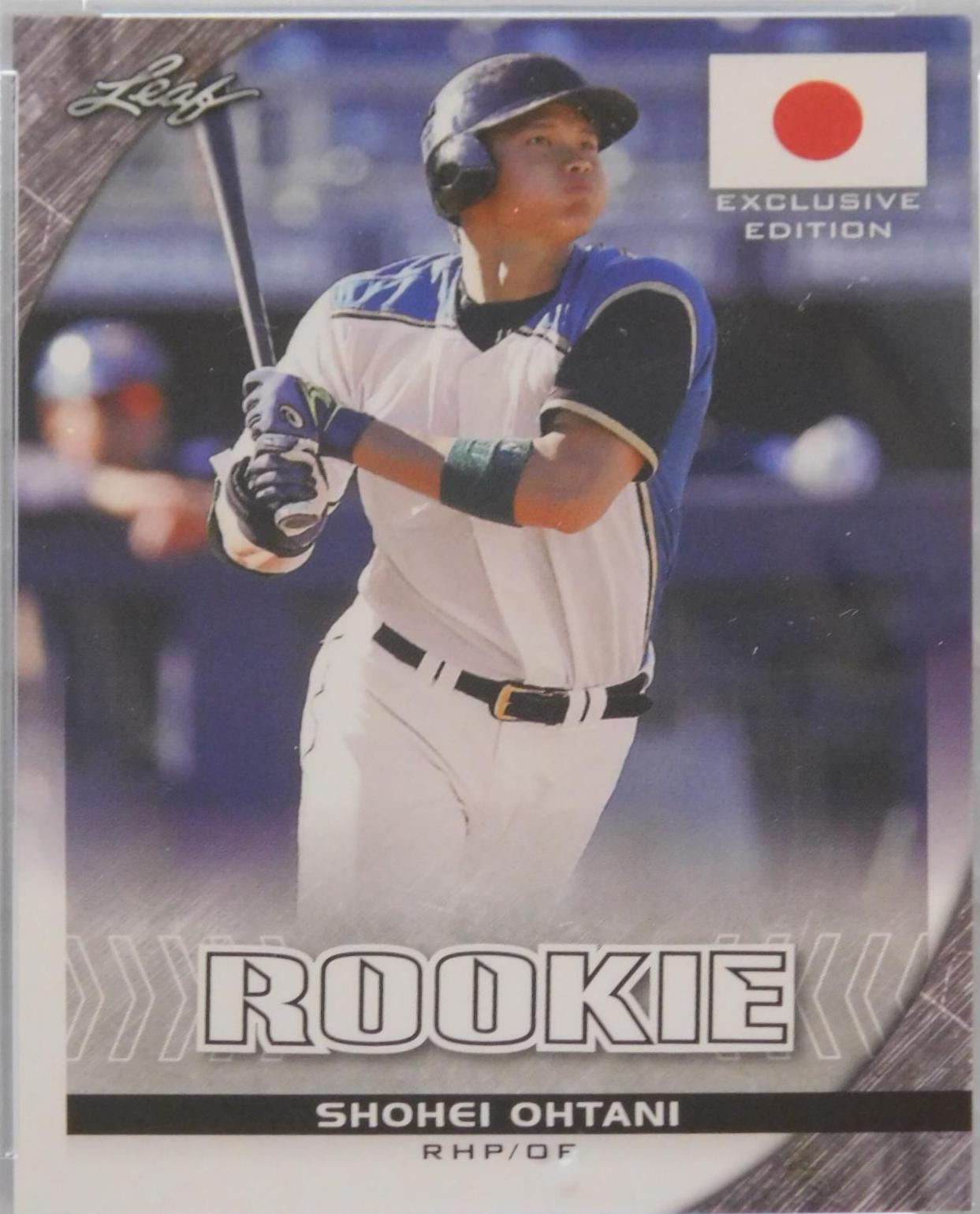 SHOHEI OHTANI #FL-01 Baseball Cards 2018 Leaf Rookie Ohtani Exclusive Flag