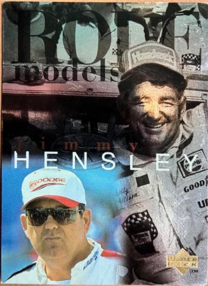Jimmy Hensley #RC149 Racing Cards 1996 Upper Deck Road to the Cup NASCAR