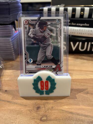 Jordan Lawlar #BD-194 Baseball Cards 2021 Bowman Draft 1st Edition