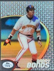 Barry Bonds [Pattern 20] #3 Baseball Cards 1998 Topps Tek Prices