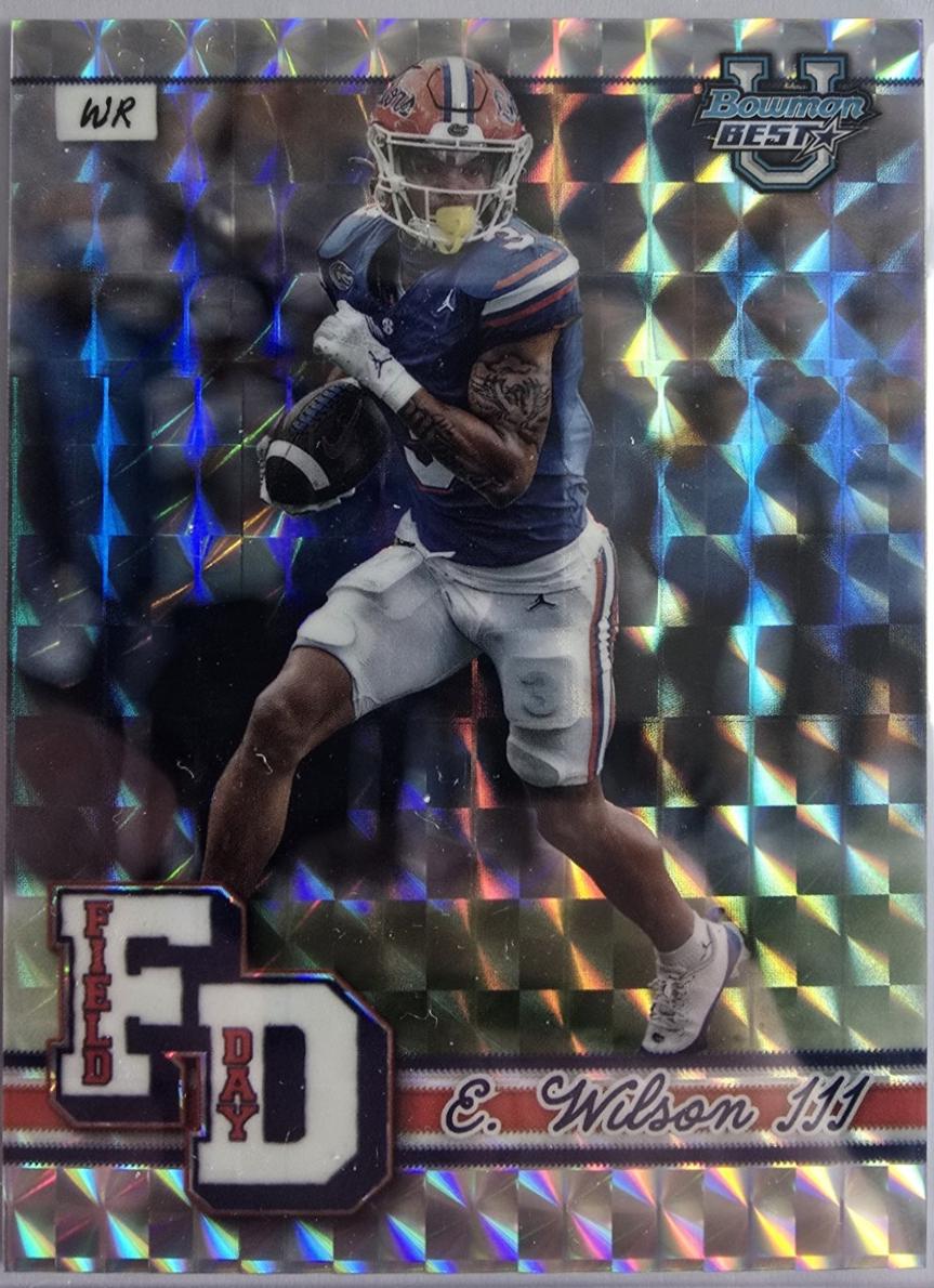 Eugene Wilson III #FD-19 Football Cards 2024 Bowman Best University Field Day