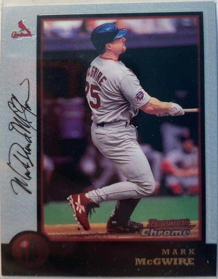 Mark McGwire #5 Baseball Cards 1998 Bowman Chrome