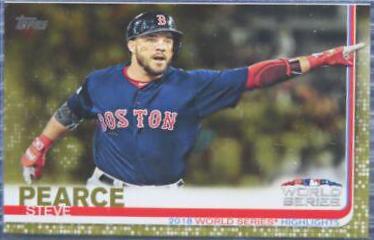 Steve Pearce [Gold] (2019 Topps)