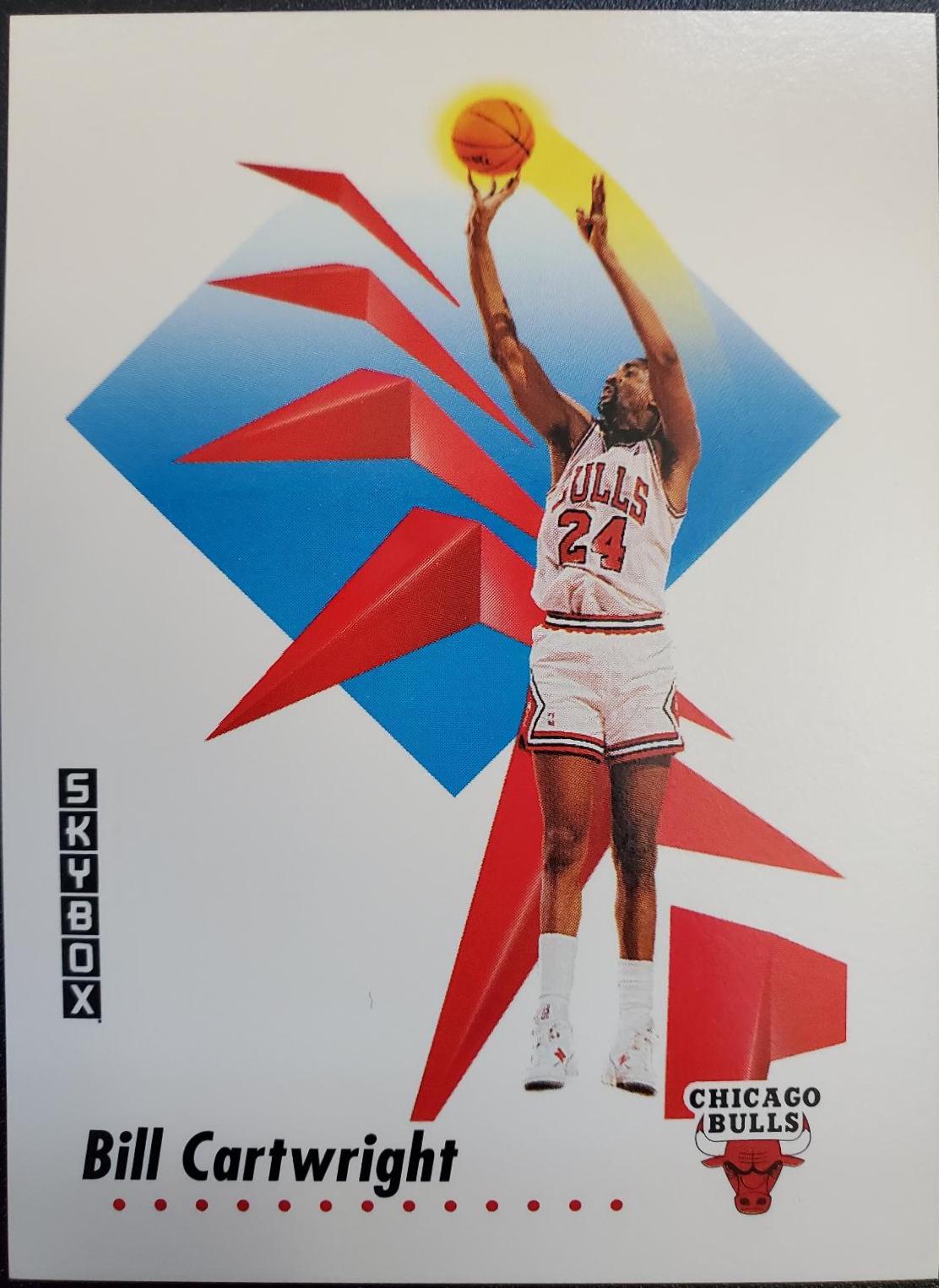 Bill Cartwright #35 Basketball Cards 1991 Skybox