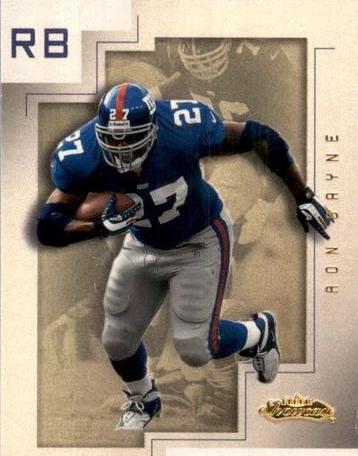 Ron Dayne #15 Football Cards 2001 Fleer Showcase