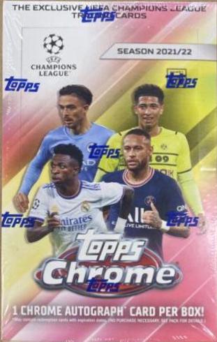 Hobby Box Soccer Cards 2021 Topps Chrome UEFA Champions League