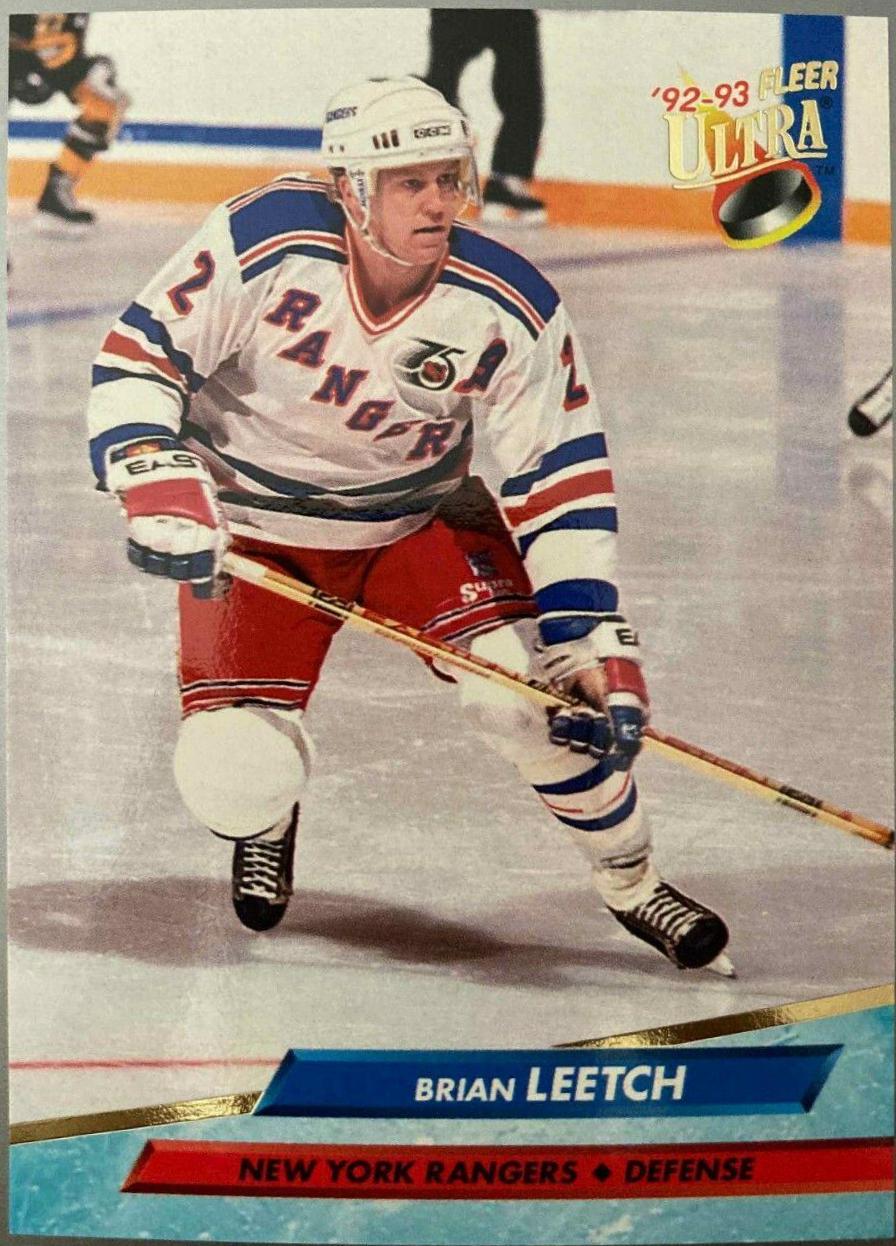 Brian Leetch #138 Hockey Cards 1992 Ultra
