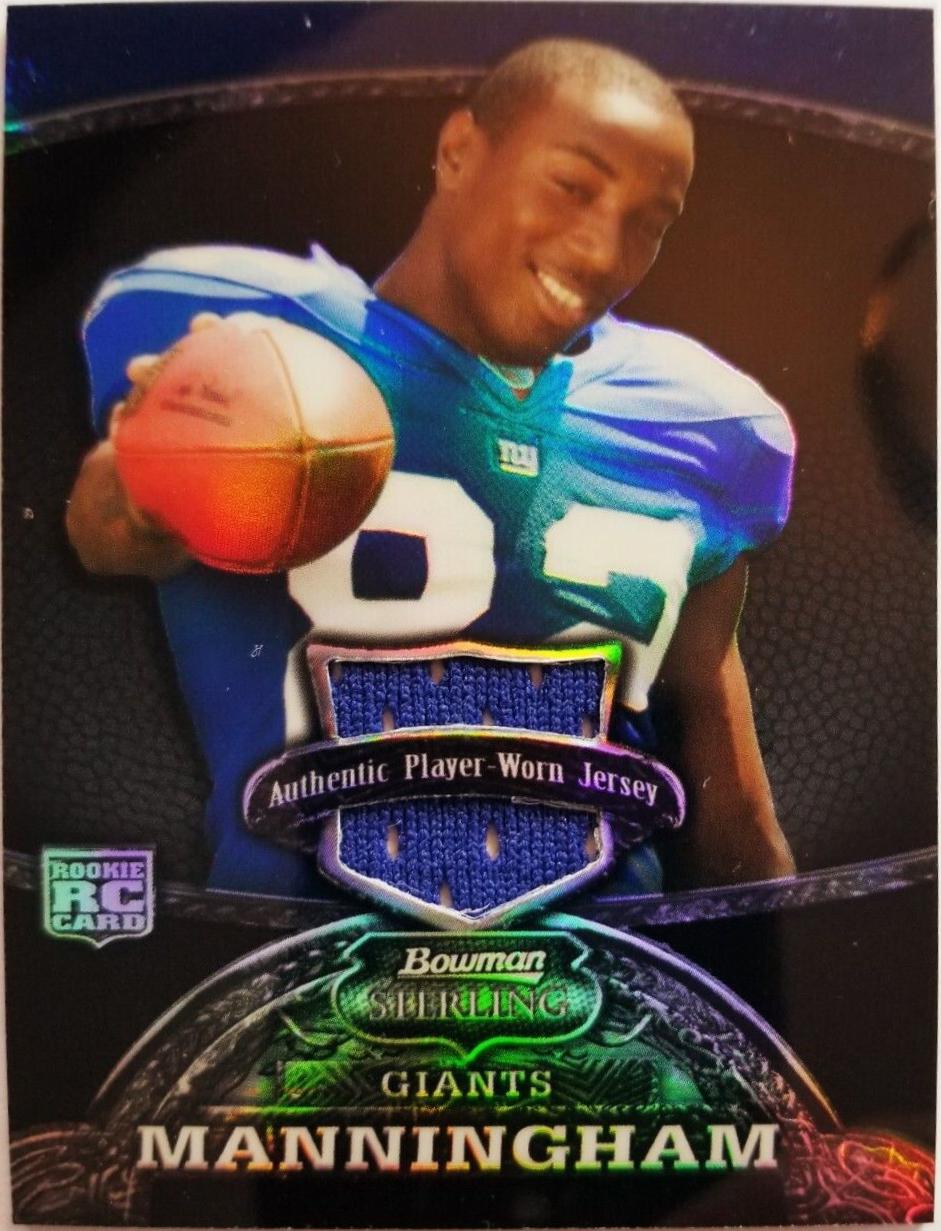 Mario Manningham [Jersey Black Refractor] #174