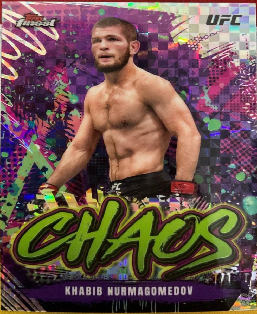 Khabib Nurmagomedov #CHA-26 Ufc Cards 2024 Topps Finest UFC Chaos