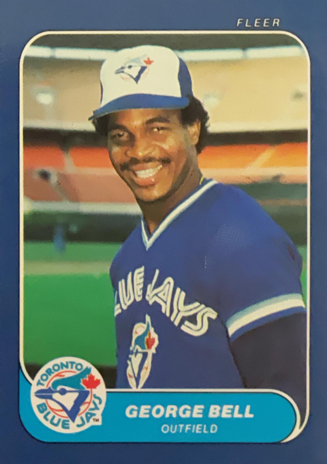 George Bell #13 Baseball Cards 1986 Fleer Mini