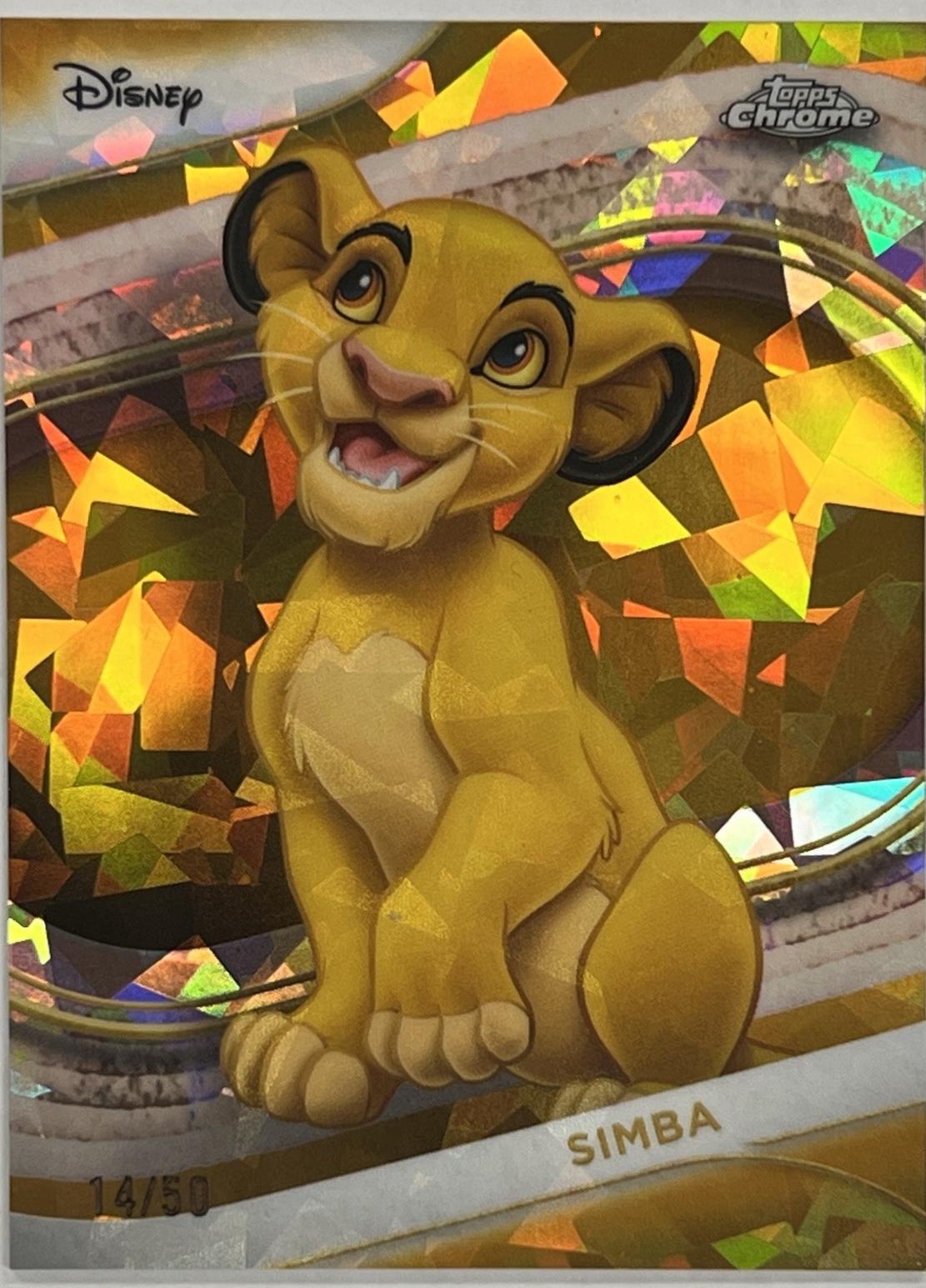 Simba [Gold Refractor] #100 Prices | 2025 Topps Chrome Disney