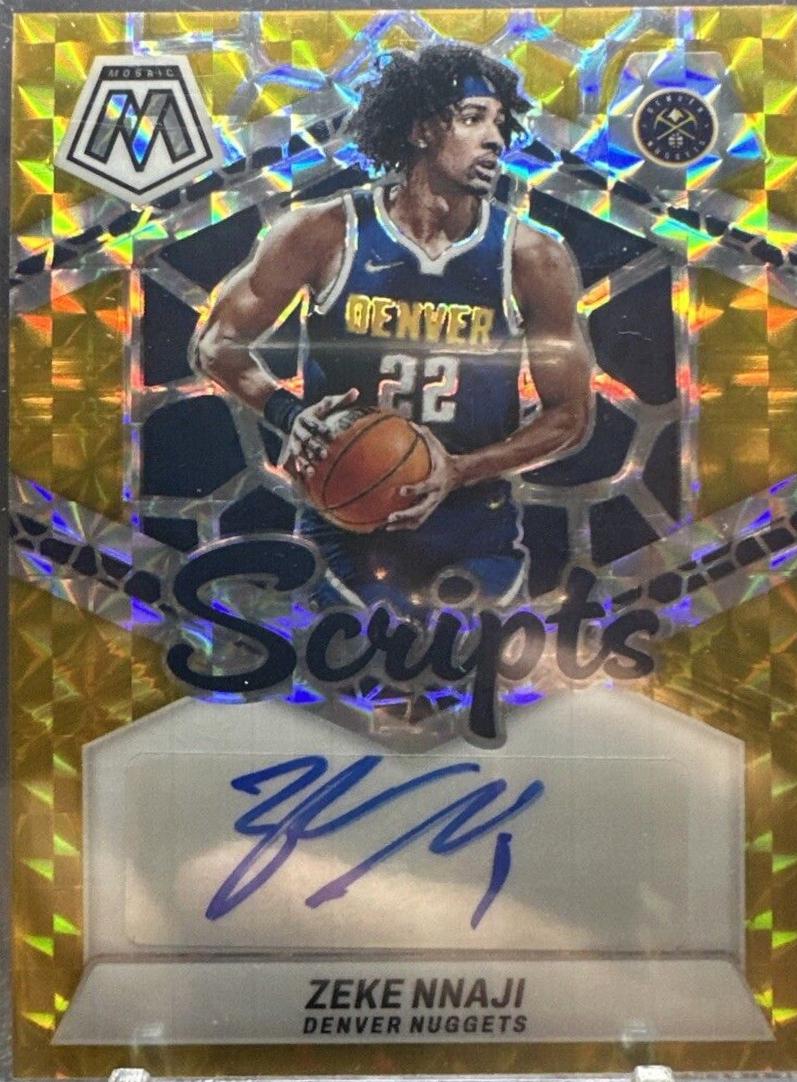 Zeke Nnaji [Gold] #MS-NNJ