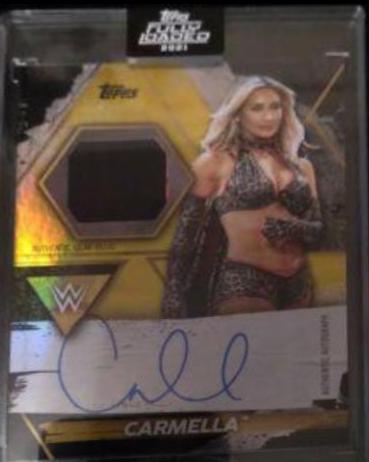 Carmella #A-C Wrestling Cards 2021 Topps WWE Autographs