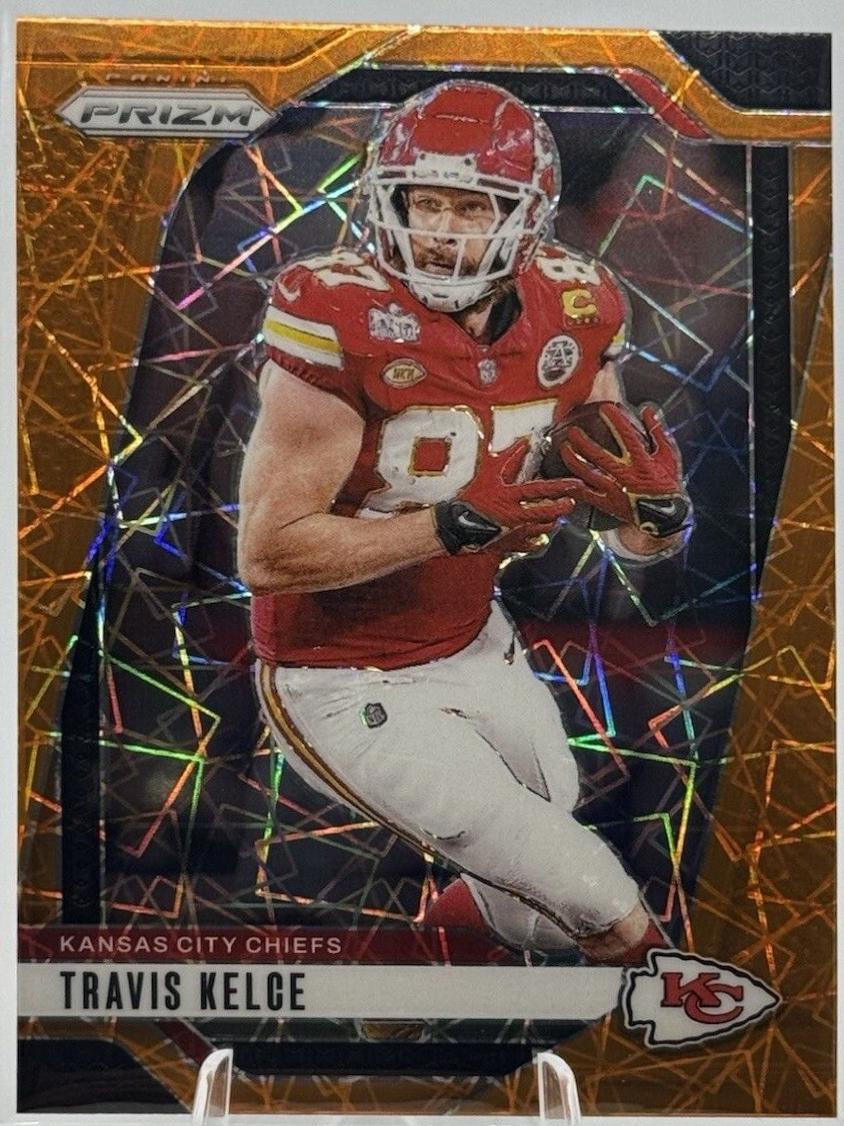 ロケテスト版　超高速カードレーサー　ニッサン　キューブ　EX（ノーマル・レア） Travis Kelce [Orange Lazer] #140 Prices | 2024 Panini Prizm