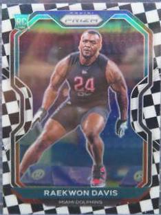 Raekwon Davis [Black and White Checker] #341 Prices | 2020 Panini Prizm ...