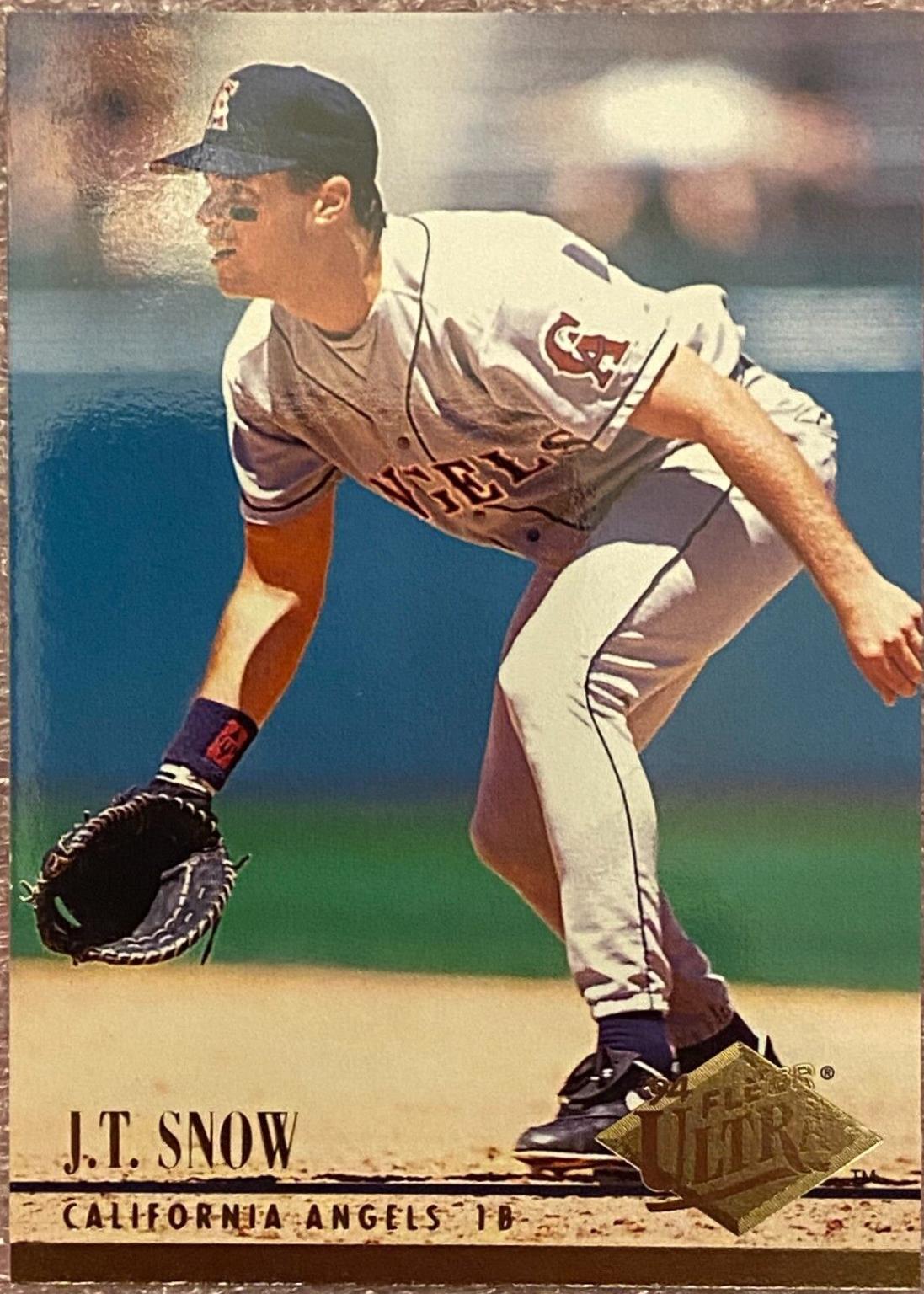J.T. Snow #28 Baseball Cards 1994 Ultra