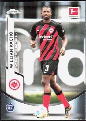Willian Pacho #30 Soccer Cards 2023 Topps Chrome Bundesliga