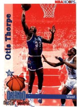 Otis Thorpe #317 Basketball Cards 1992 Hoops
