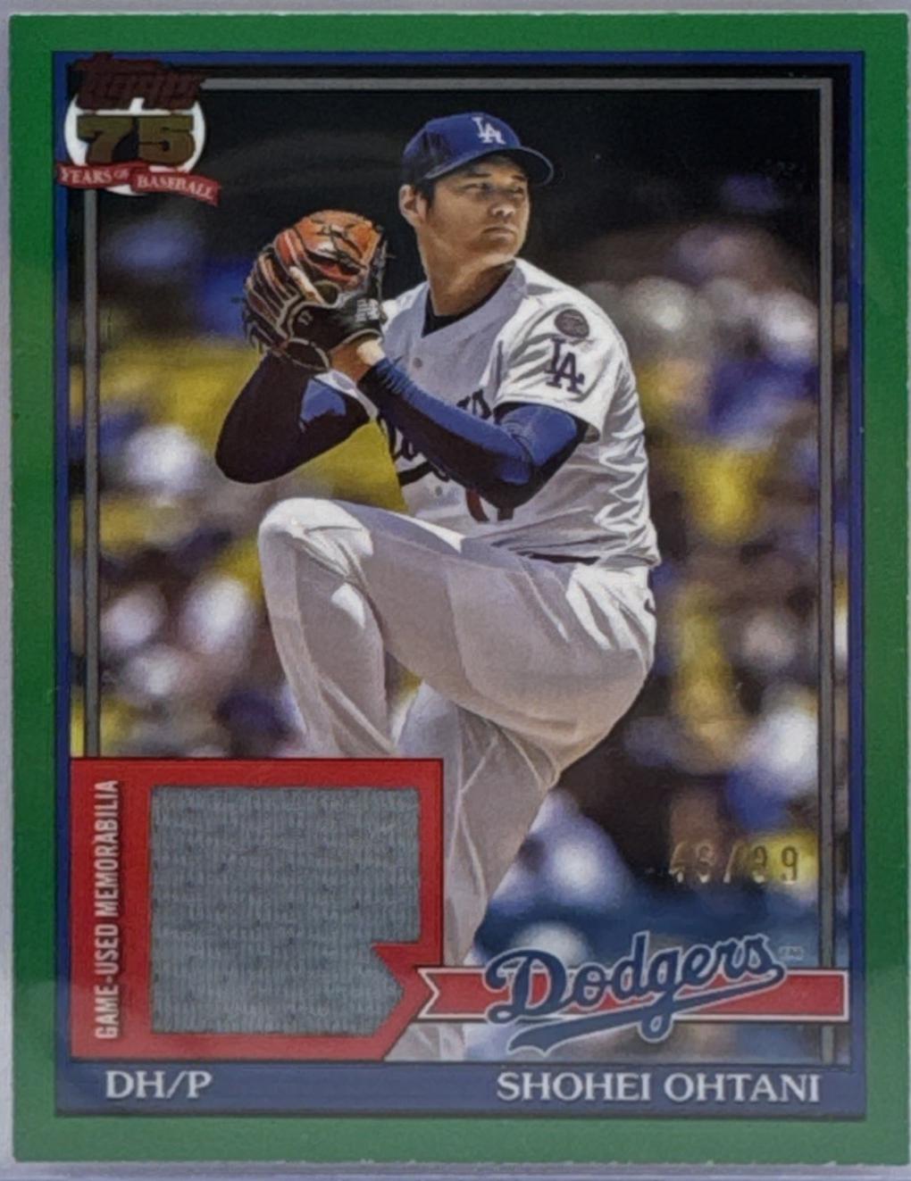 大谷翔平　2026 Topps 1991 All-Star Relic Game Used Shohei Ohtani #91R-SO Prices | 2026 Topps 1991 Relic | Baseball Cards
