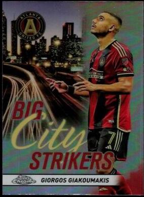Giorgos Giakoumakis #CS-19 2024 Topps Chrome MLS Big City Strikers