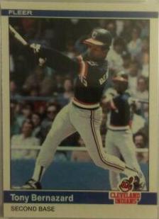 Tony Bernazard #U-12 Baseball Cards 1984 Fleer Update