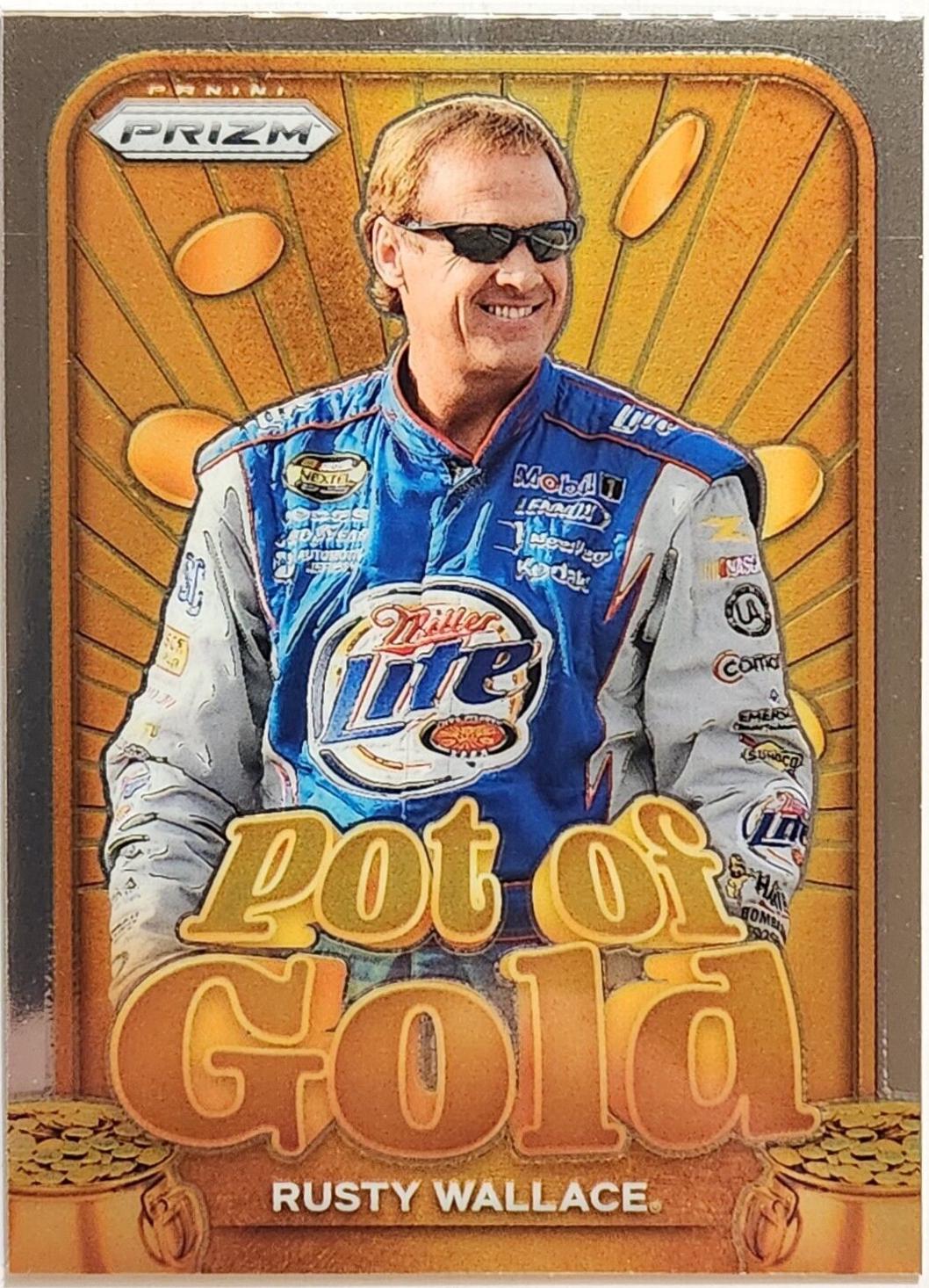 Rusty Wallace #5 Racing Cards 2024 Panini Prizm NASCAR Pot of Gold