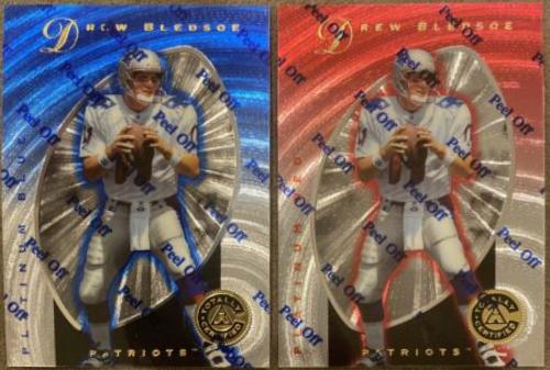Drew Bledsoe #7 Football Cards 1997 Pinnacle Totally Certified