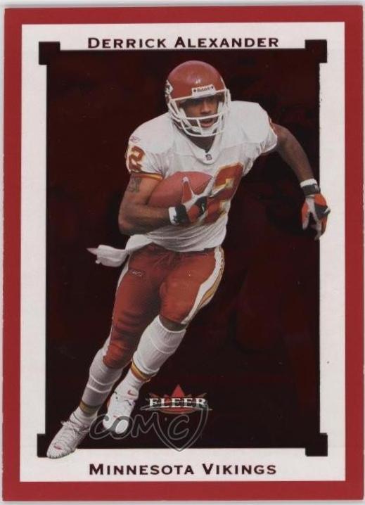 Derrick Alexander #SR73 2002 Fleer Premium Football
