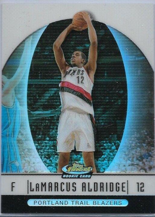 LaMarcus Aldridge #96 Basketball Cards 2006 Finest