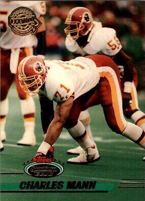 Charles Mann #11 Football Cards 1993 Stadium Club Teams Super Bowl