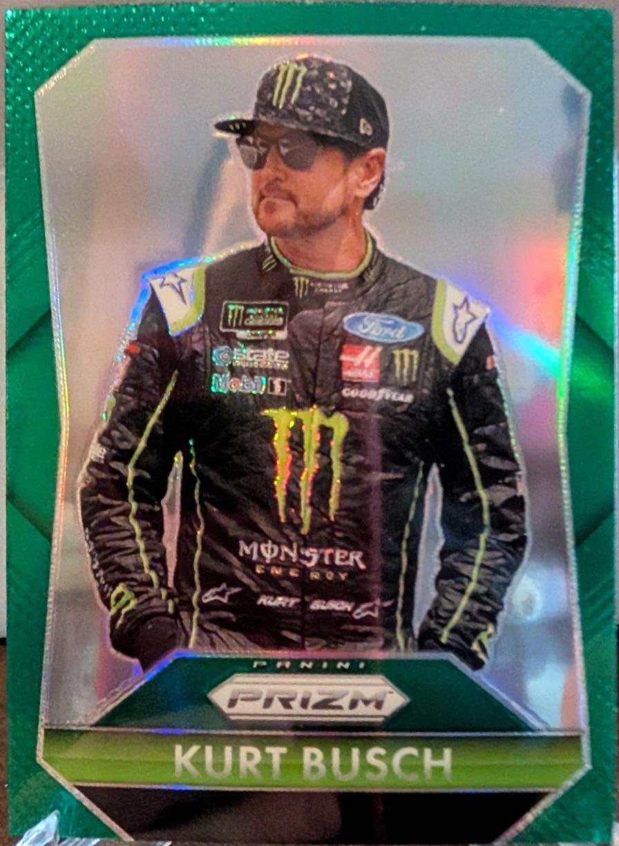 Kurt Busch [Green] #166 Prices | 2025 Panini Prizm NASCAR | Racings Cards