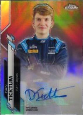 Dan Ticktum #F1A-DT Racing Cards 2020 Topps Chrome Formula 1 Autographs