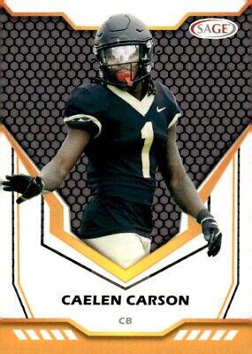 Caelen Carson #175 Football Cards 2024 Sage HIT