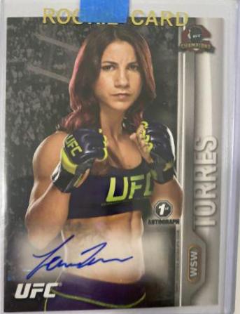 Tecia Torres #FA-TT Ufc Cards 2015 Topps UFC Champions Autographs