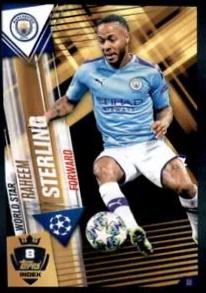 Raheem Sterling #S8 Soccer Cards 2019 Topps Match Attax 101 World Star