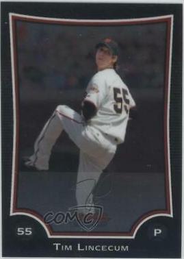 Tim Lincecum #100 2009 Bowman Chrome Baseball