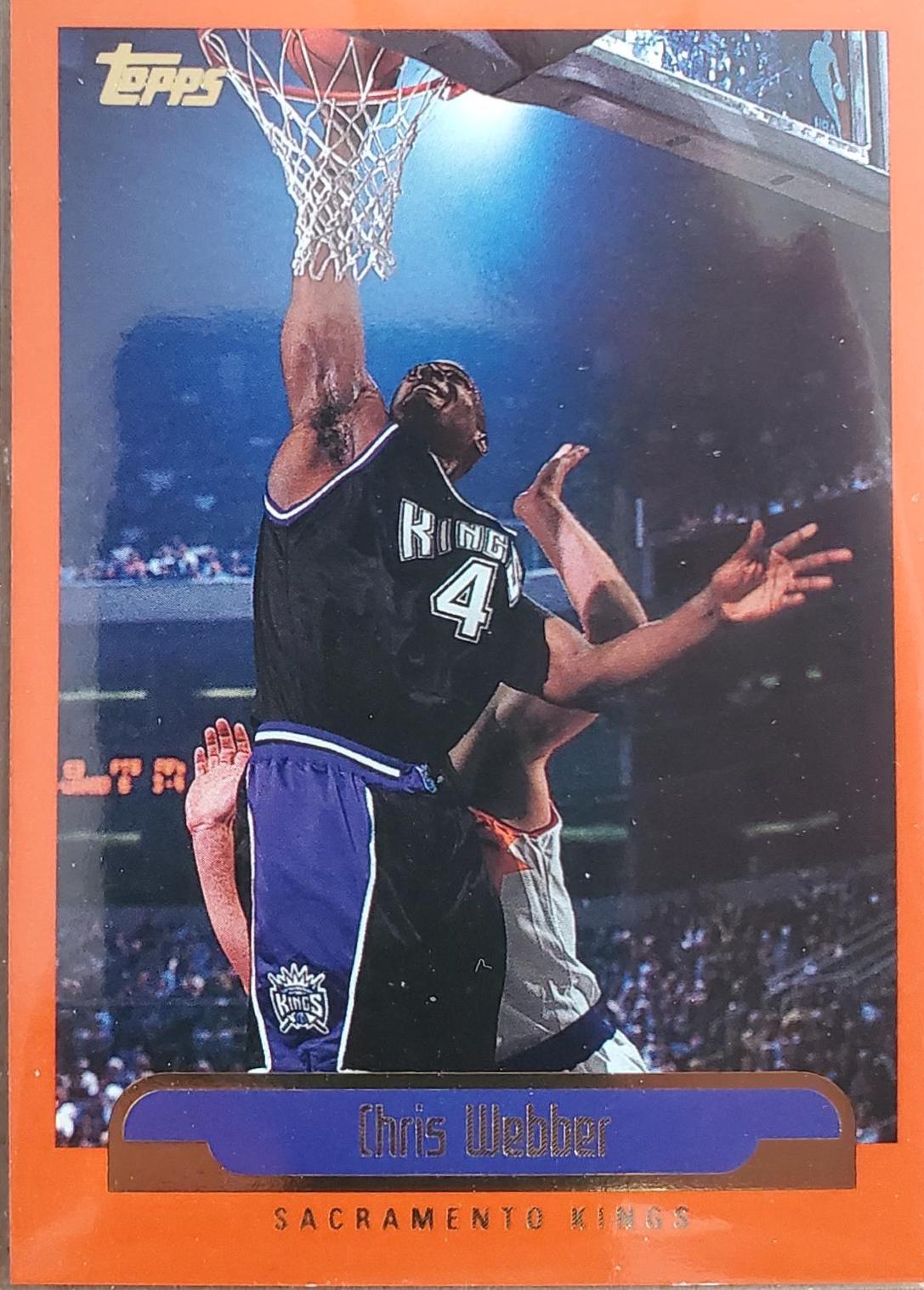 Chris Webber #5 Basketball Cards 1999 Topps