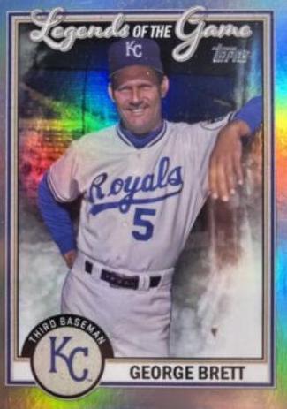 George Brett #LG-16 Baseball Cards 2023 Topps Legends of the Game