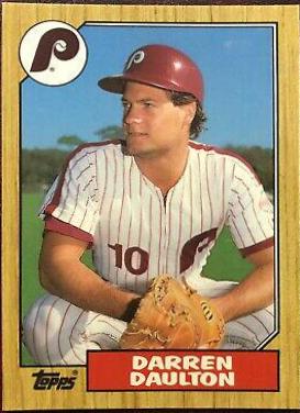 Darren Daulton #636 Baseball Cards 1987 Topps Tiffany