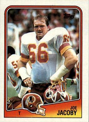 Joe Jacoby #16 Football Cards 1988 Topps