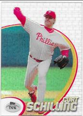 Curt Schilling [Pattern 75] #32 Baseball Cards 1998 Topps Tek Prices