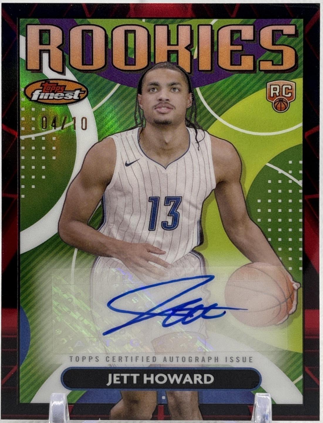 Jett Howard [Red Black Vapor Refractor] #RFA-JH