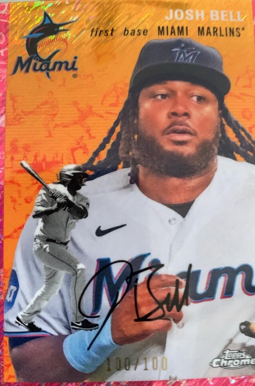 Josh Bell [Cream Fuchsia Lava Refractor] #291