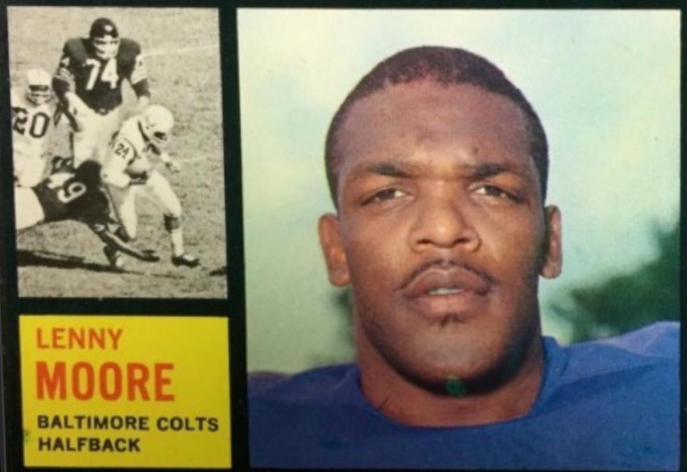 Lenny Moore #2 Football Cards 1962 Topps